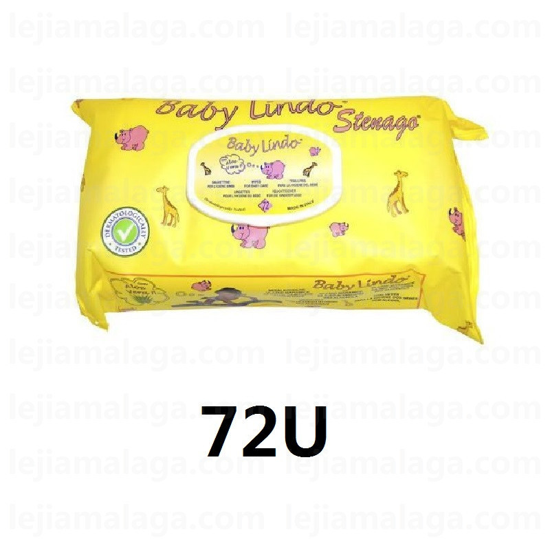 8014002000748TOALLITAS BABY LINDO CON TAPA 72U