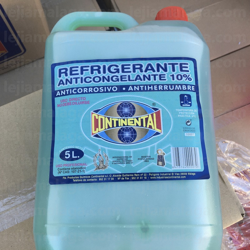 8413764000070Anticongelante continental 5 litros VERDE
