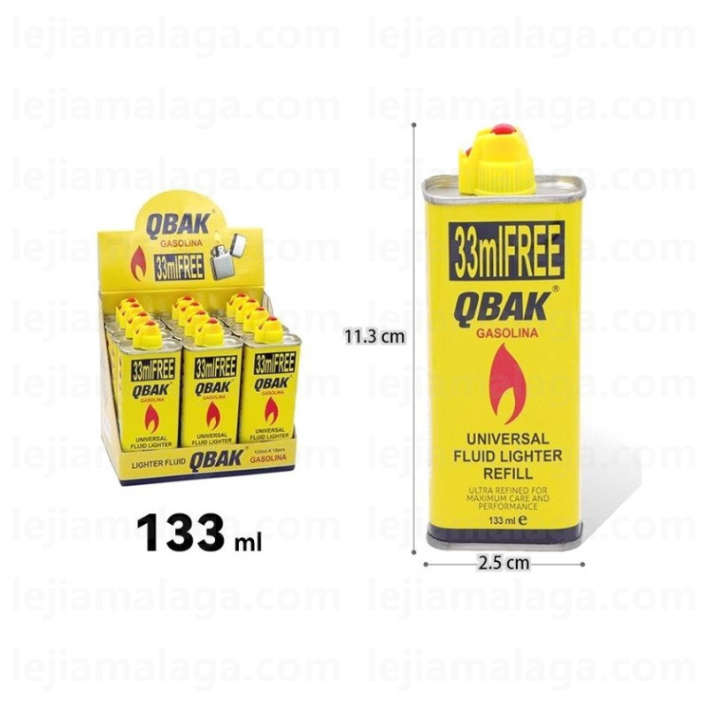6945794730075GASOLINA QBAK 133 ML BOTE METAL