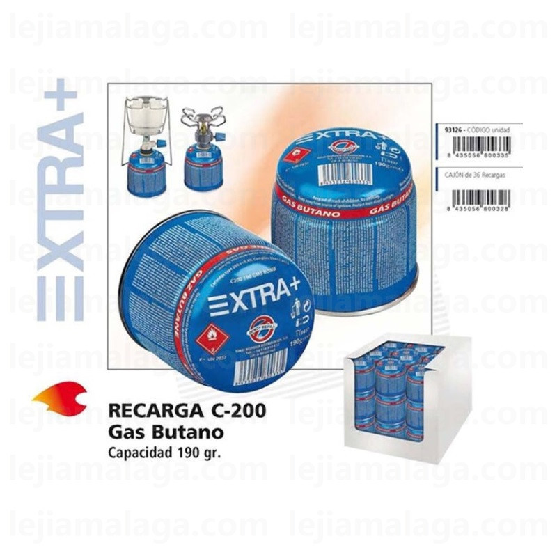 8435056800335GAS BUTANO EXTRA+ 190 GRS BAJA