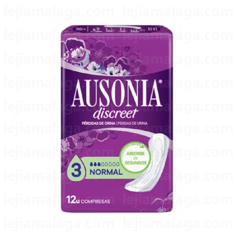 4015400738152COMPRESAS AUSONIA DISCREET NORMAL3 12U