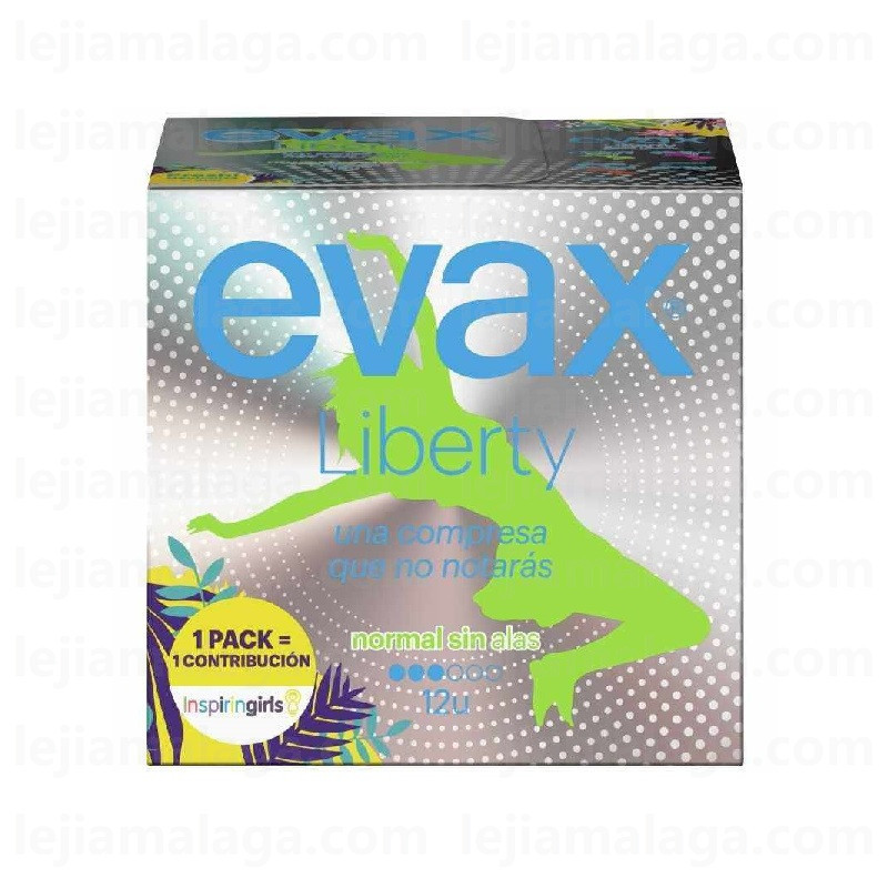 8001090371966COMPRESAS EVAX LIBERTY NORMAL3 12U SIN ALAS