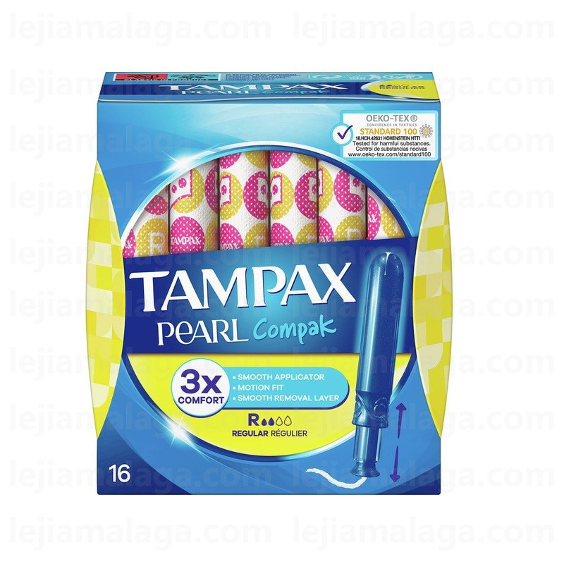 8001841536873TAMPAX PEARL COMPAK REGULAR2 16U 3XCOMFORT