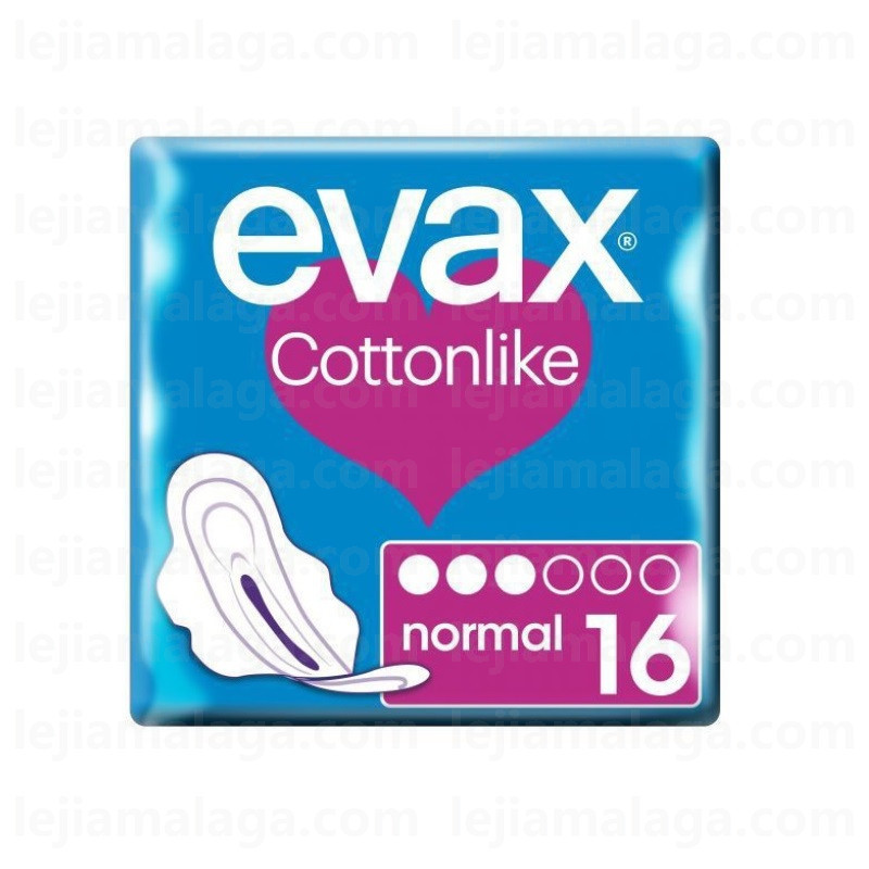 8410108659024COMPRESAS EVAX COTTONLIKE NORMAL3 16U CON ALAS