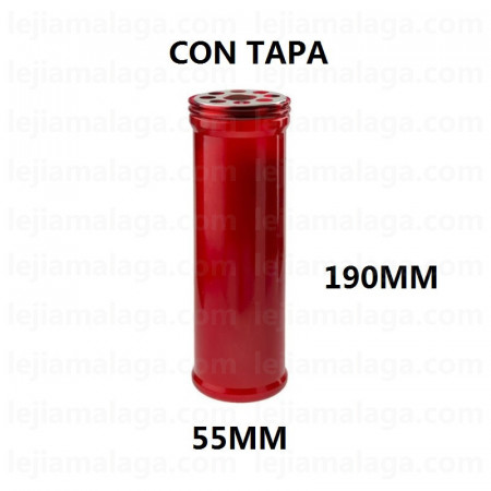 8428451010539VELON ILUMINACION V-7 ROJO CON TAPA 190X55 MM