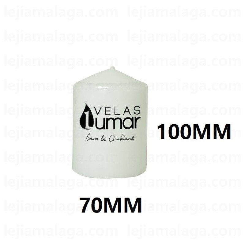 8428451031282VELA BLOQUE PRENSA BLANCO 100X70 MM