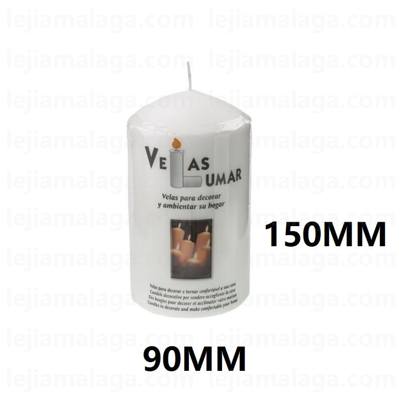 8428451031527VELA BLOQUE PRENSA BLANCO 150X90 MM