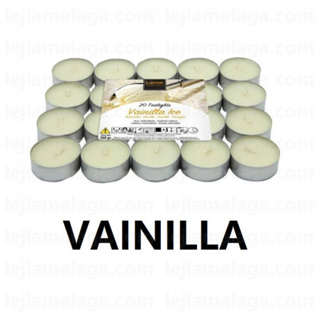 8428451042097VELAS PACK 20 TEALIGHTS VAINILLA VELAS LUMAR