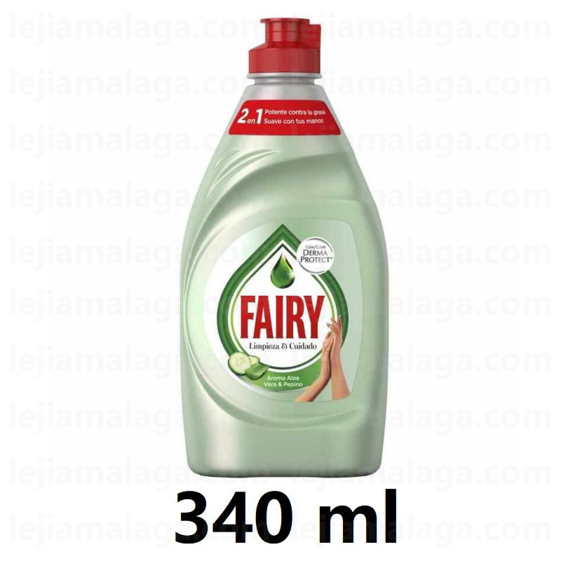 8001841433806LAVAVAJILLAS FAIRY ALOE VERA Y PEPINO 340 ML