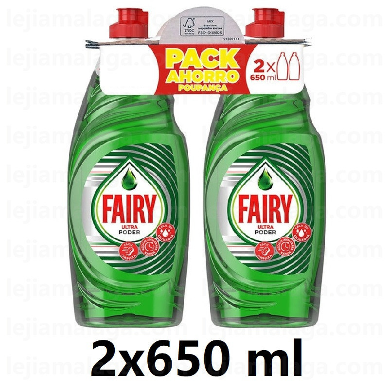 8006540095461LAVAVAJILLAS FAIRY ULTRA PODER DUPLO 2x650 ML