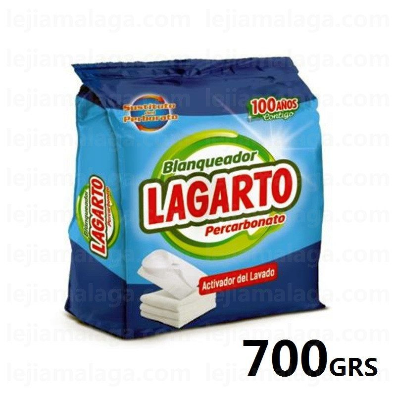 8410761302527DETERGENTE BLANQUEADOR PERCARBONATO LAGARTO 700 GRS