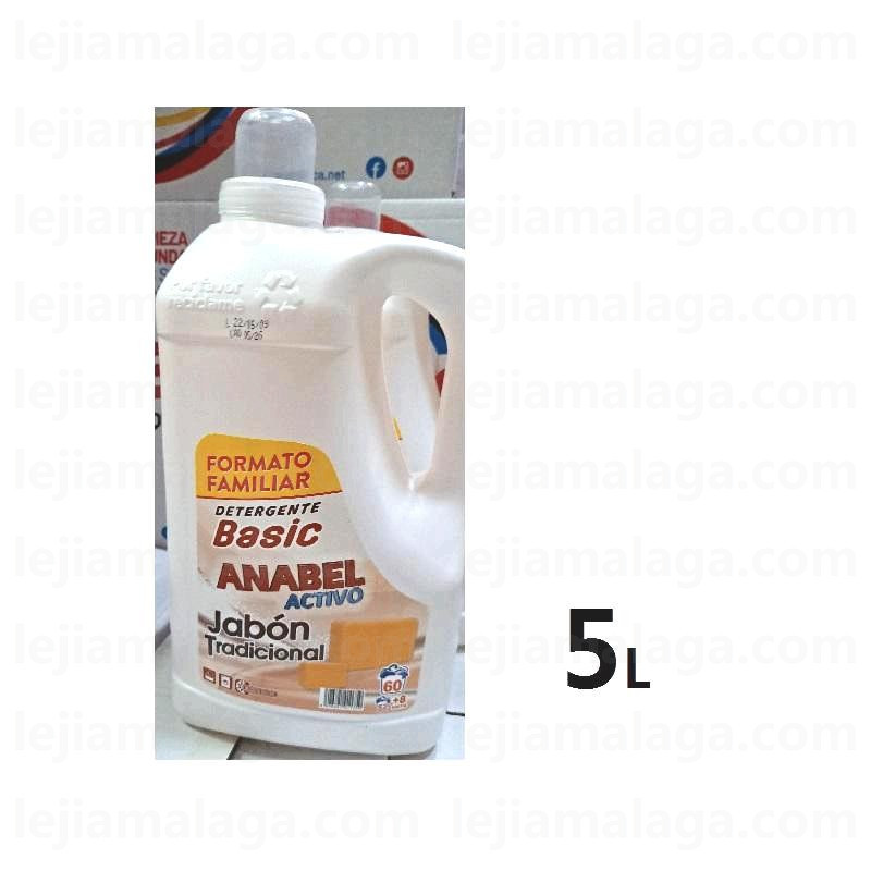 8426821011759DETERGENTE LIQUIDO ANABEL JABON TRADICIONAL 5 LITROS