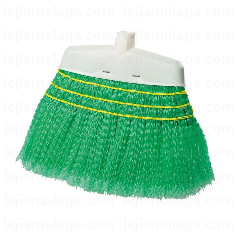 8411154024699ESCOBA PLASTICO CON CORDONES PLANA