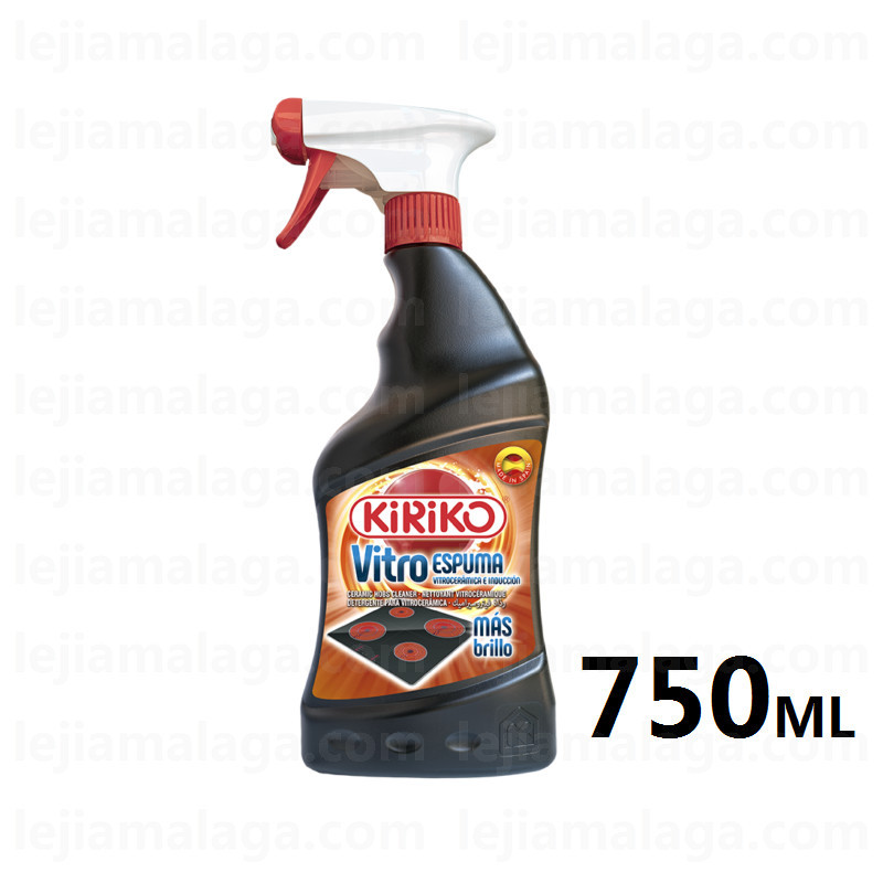 LIMPIADOR KIRIKO VITROCERAMICAS ESPUMA 750 ML