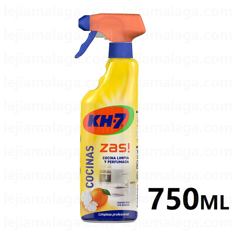 KH-7 ZAS COCINA LIMPIA Y PERFUMADA 750 ML AMARILLO