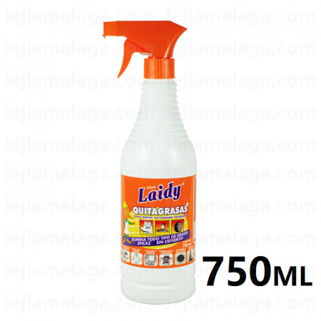 QUITAGRASAS LAIDY CON PISTOLA 750 ML