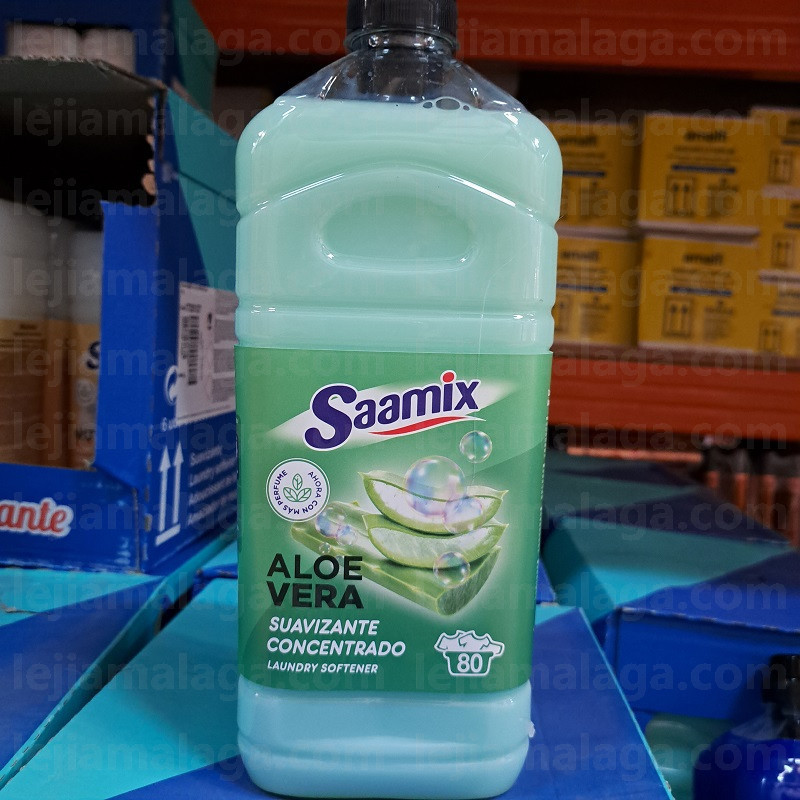 SUAVIZANTE SAAMIX ALOE VERA 80D 2 L