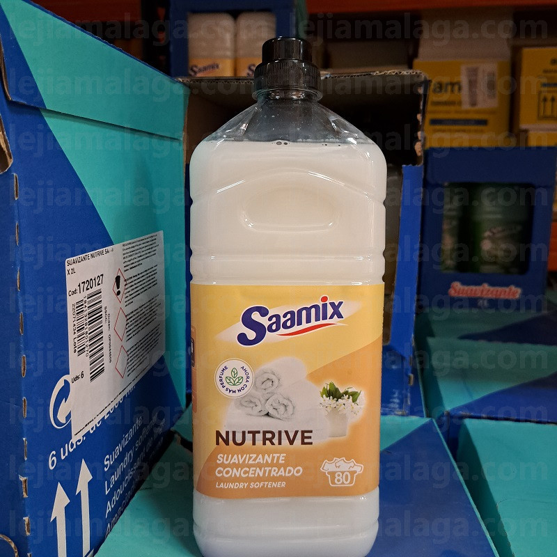 SUAVIZANTE SAAMIX NUTRIVE 80D 2 L