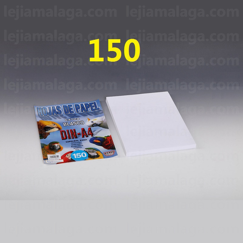 FOLIOS BLANCO DIN A4 150 HOJAS