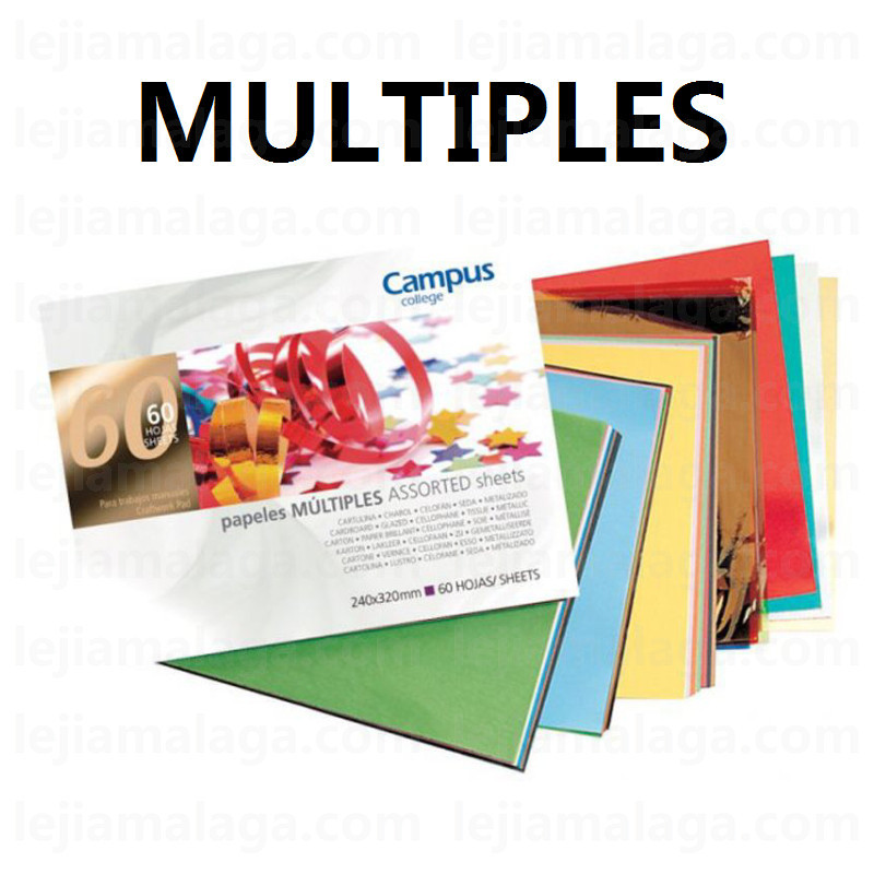 BLOC MULTIPLES CAMPUS MULTIPAPELES 60 HOJAS