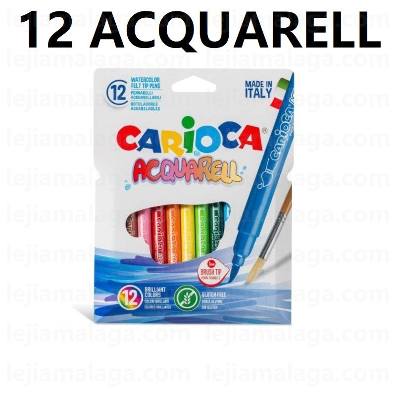 ROTOLADORES CARIOCA ACQUARELL 12 COLOR