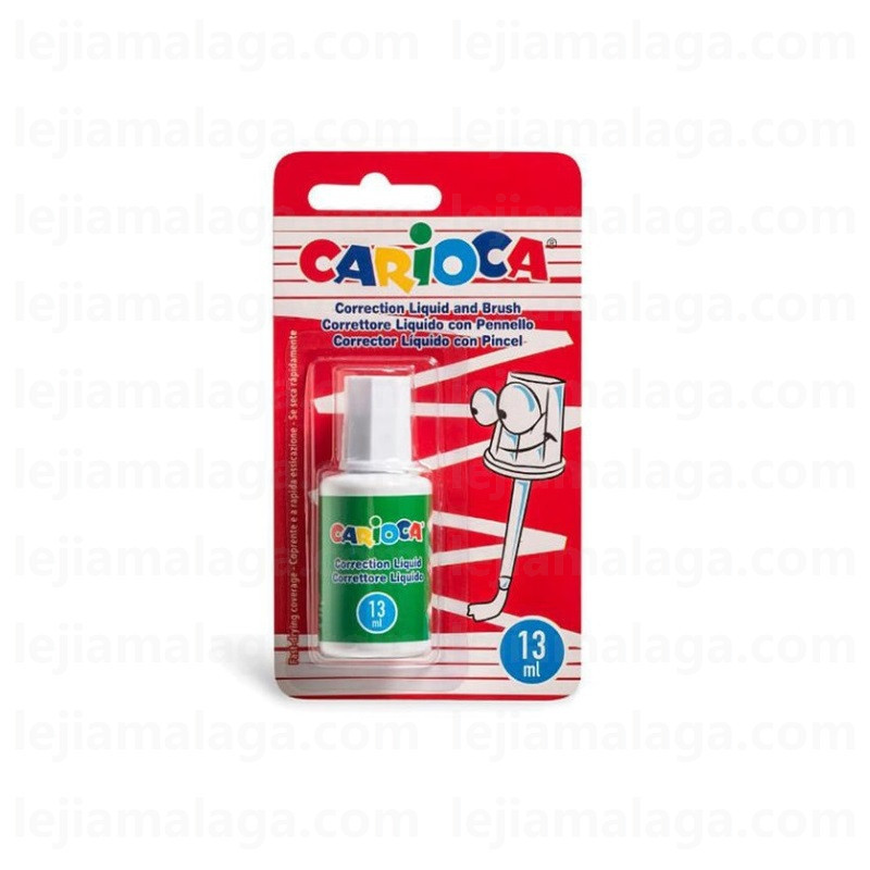 CORRECTOR CARIOCA LIQUIDO CON BROCHA 13 ML