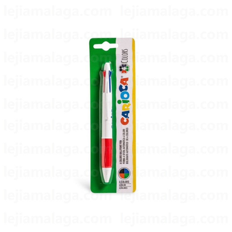BOLIGRAFOS CARIOCA 4 COLORES EN 1