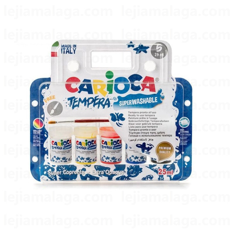 TEMPERAS CARIOCA BOTE 6x25ML
