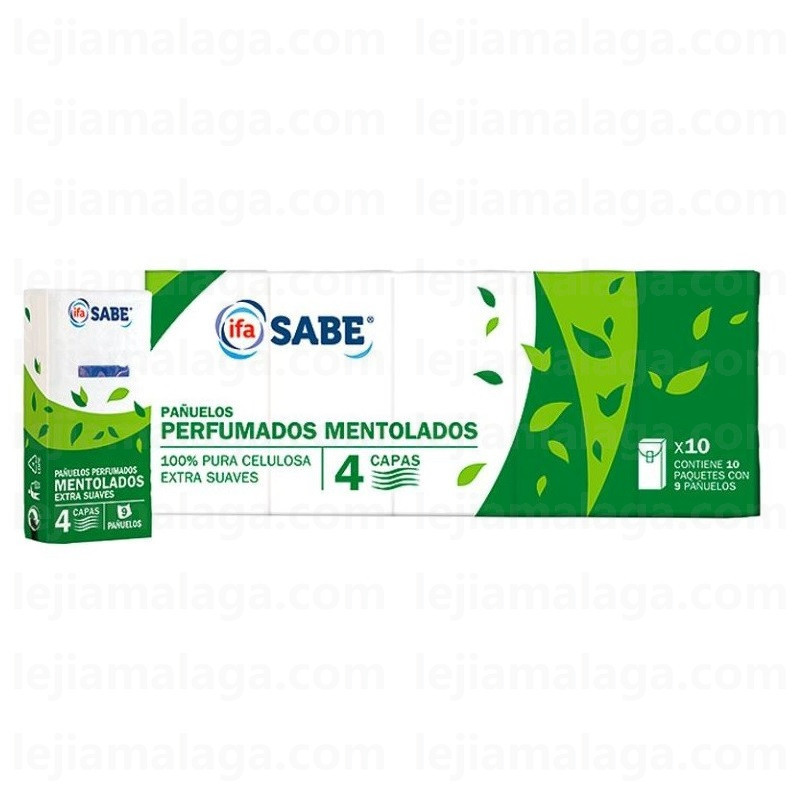 PANUELO PERFUMADO IFA SABE 4 CAPAS 10 PACKS