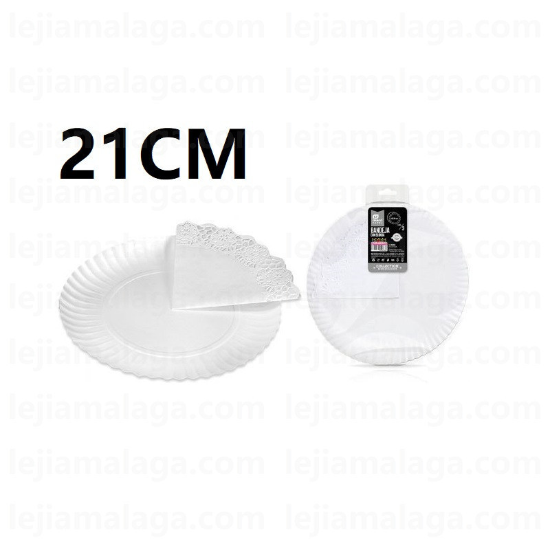 8436030220637BANDEJA CARTON REDONDA 21CM