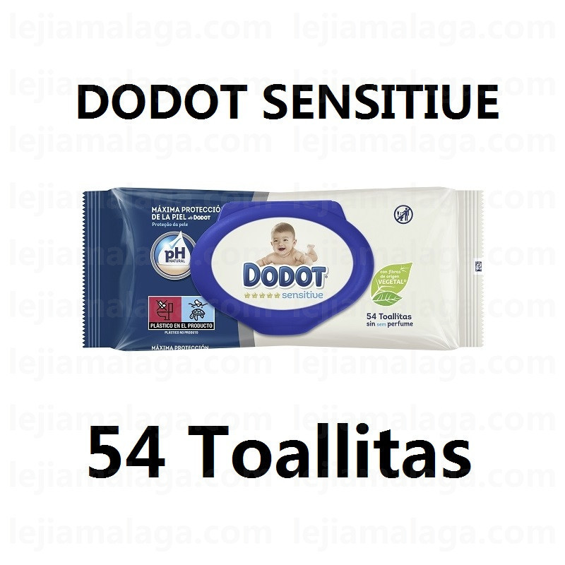TOALLITAS DODOT SENSITIVE 54 TOALLITAS