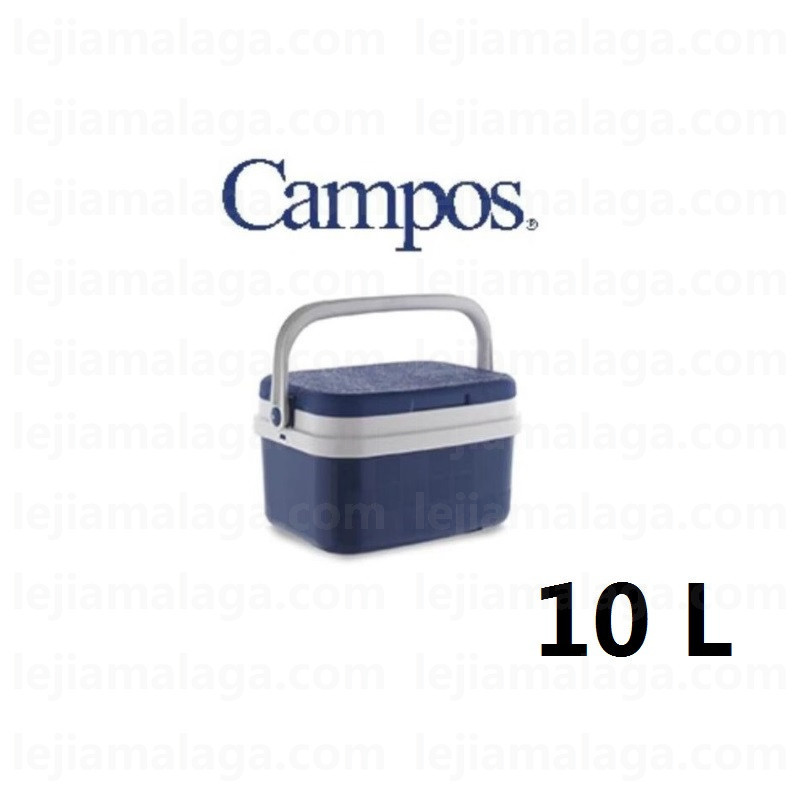 NEVERA PLASTICO RIGIDA AZUL 10L CAMPOS