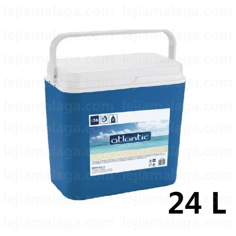 NEVERA PLASTICO AZUL 24L ATLANTIC