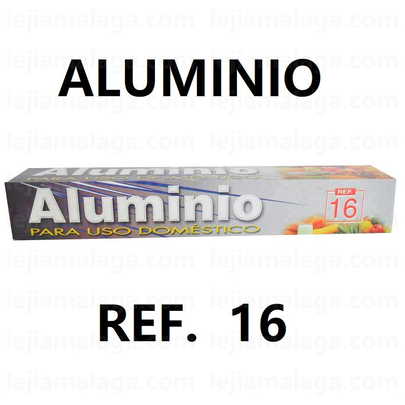 PAPEL ALUMINIO DOMESTICO REFERENCIA 16
