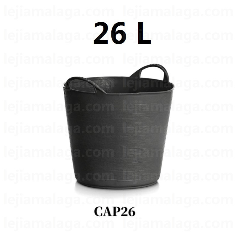 CAPAZO OBRA NEGRA 26 L