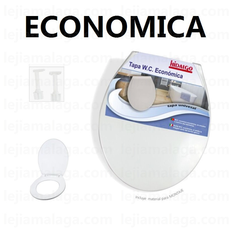 TAPA WC ECONOMICA HIDALGO BLANCA