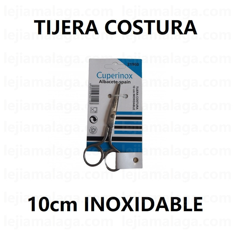 TIJERA COSTURA CUPERINOX 10 CM INOXIDABLE