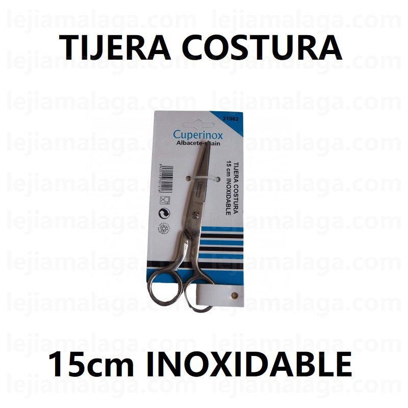 TIJERA COSTURA CUPERINOX 15 CM INOXIDABLE