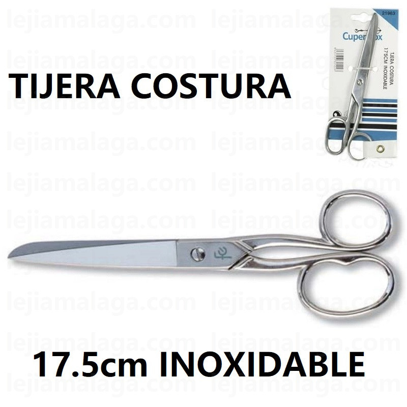 TIJERA COSTURA CUPERINOX 17.5 CM INOXIDABLE