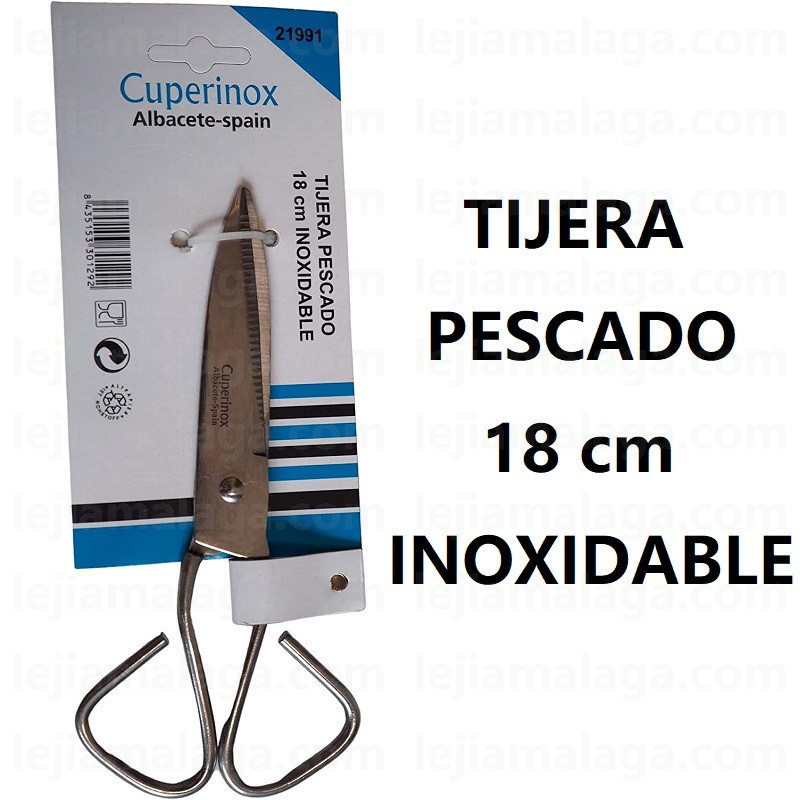 TIJERA PESCADO CUPERINOX 18 CM INOXIDABLE