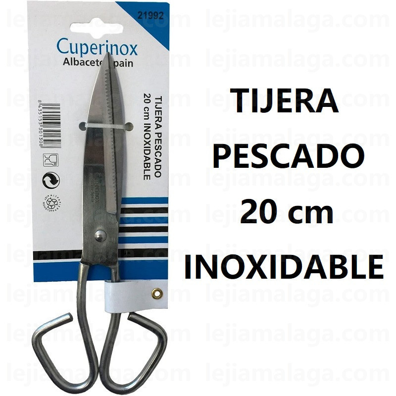 TIJERA PESCADO CUPERINOX 20 CM INOXIDABLE