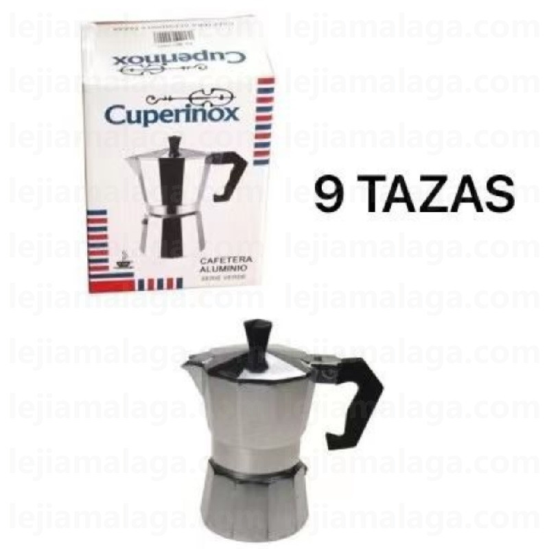 CAFETERA ALUMINIO CUPERINOX 9 TAZAS