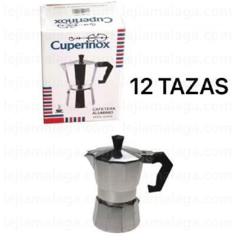 CAFETERA ALUMINIO CUPERINOX 12 TAZAS