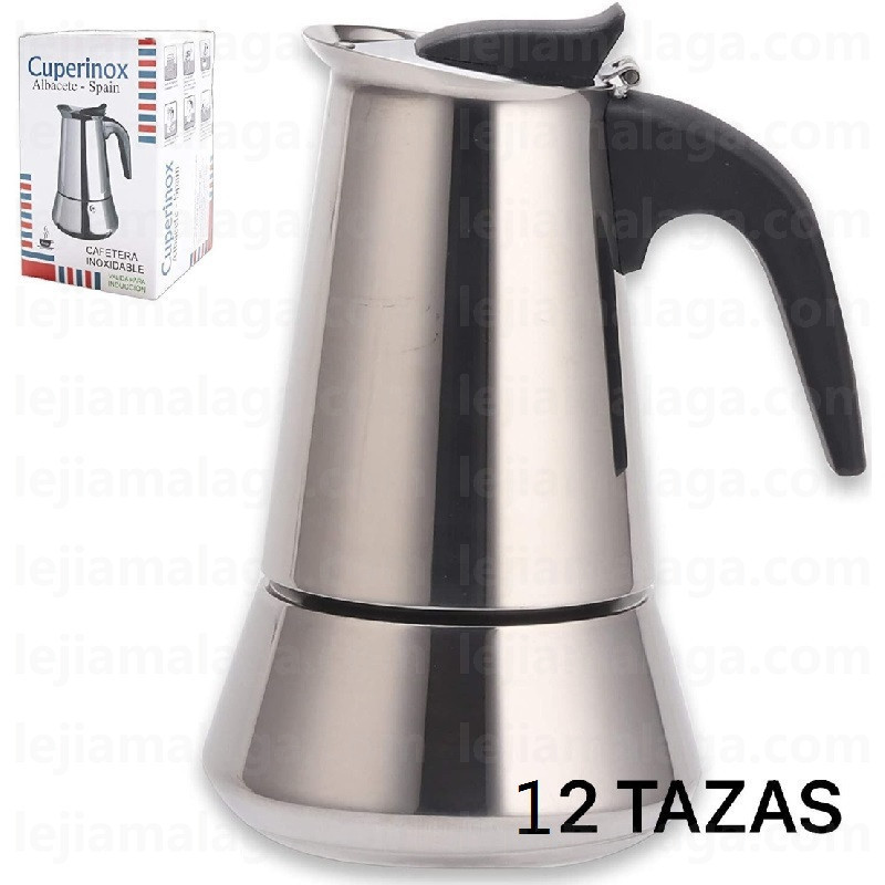 CAFETERA ACERO INOXIDABLE CUPERINOX 12 TAZAS