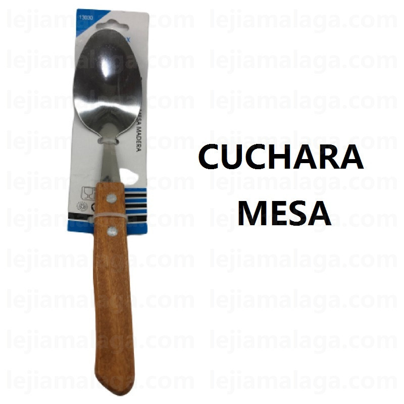 CUCHARA CUPERINOX MESA MADERA