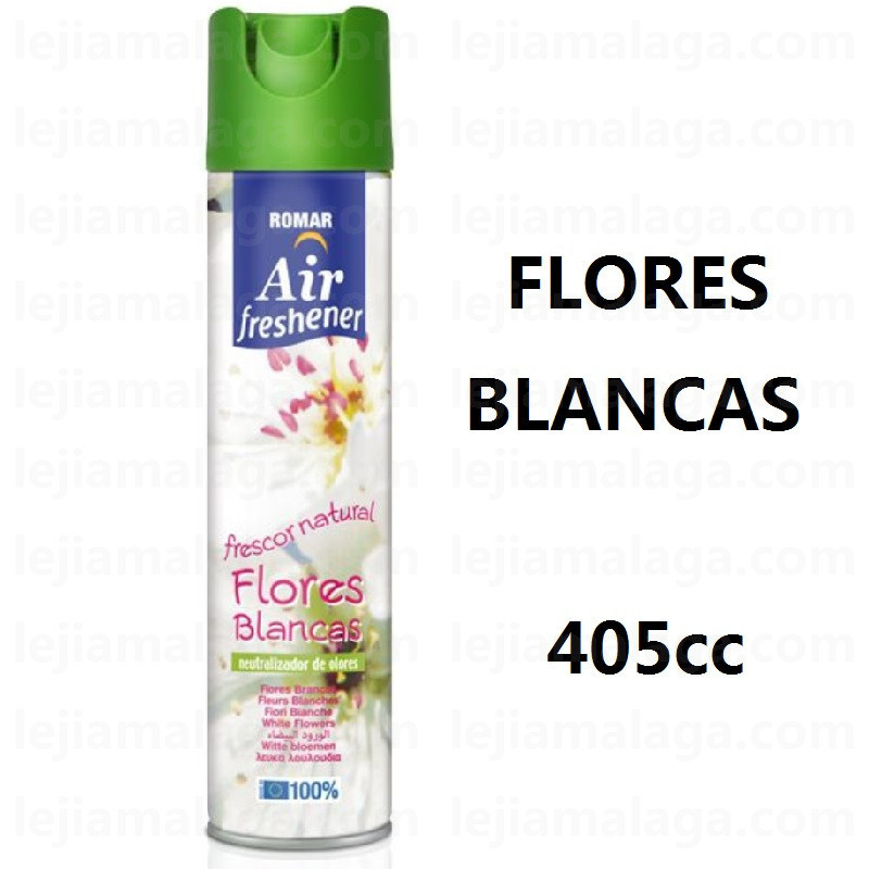 AMBIENTADOR ROMAR AIR FLORES BLANCAS 405CC