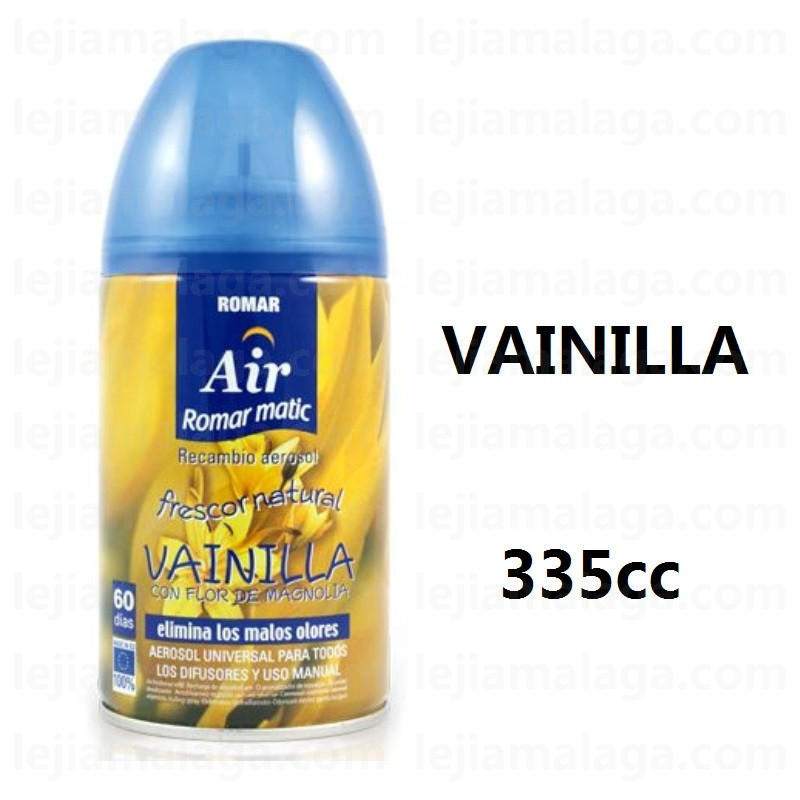 AMBIENTADOR RECAMBIO ROMAR AIR VAINILLA 335CC