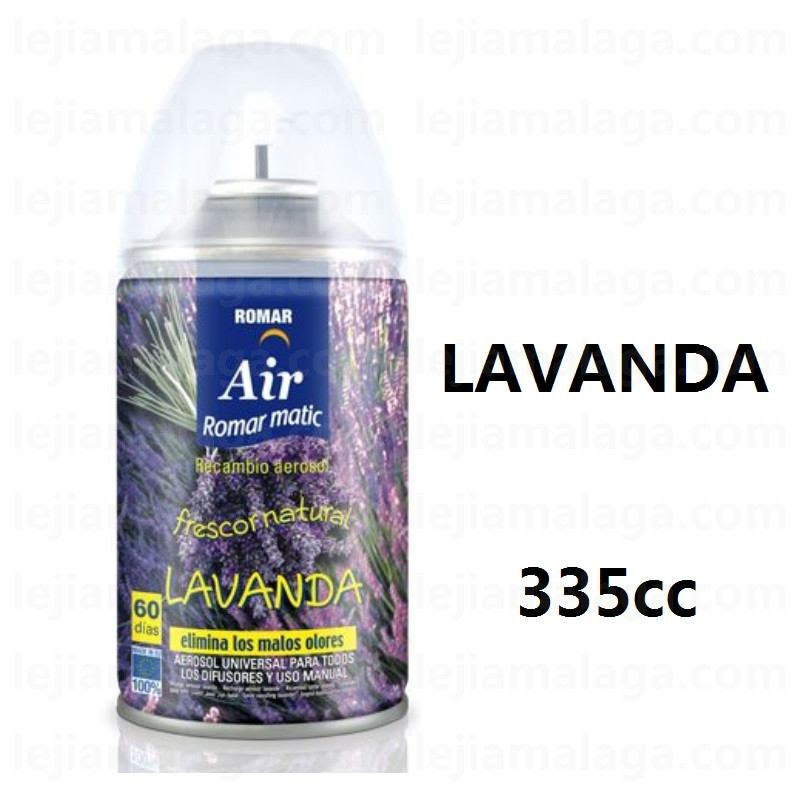 AMBIENTADOR RECAMBIO ROMAR AIR LAVANDA 335CC
