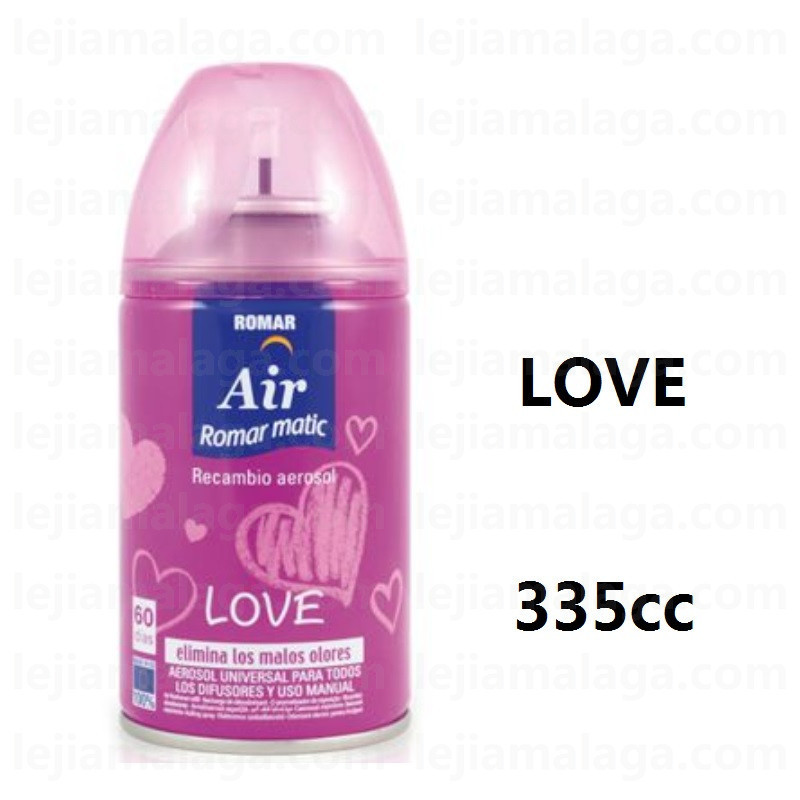 AMBIENTADOR RECAMBIO ROMAR AIR LOVE 335CC