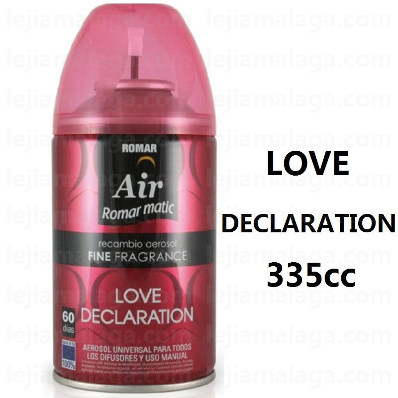 AMBIENTADOR RECAMBIO ROMAR AIR LOVE DECLARATION 335CC